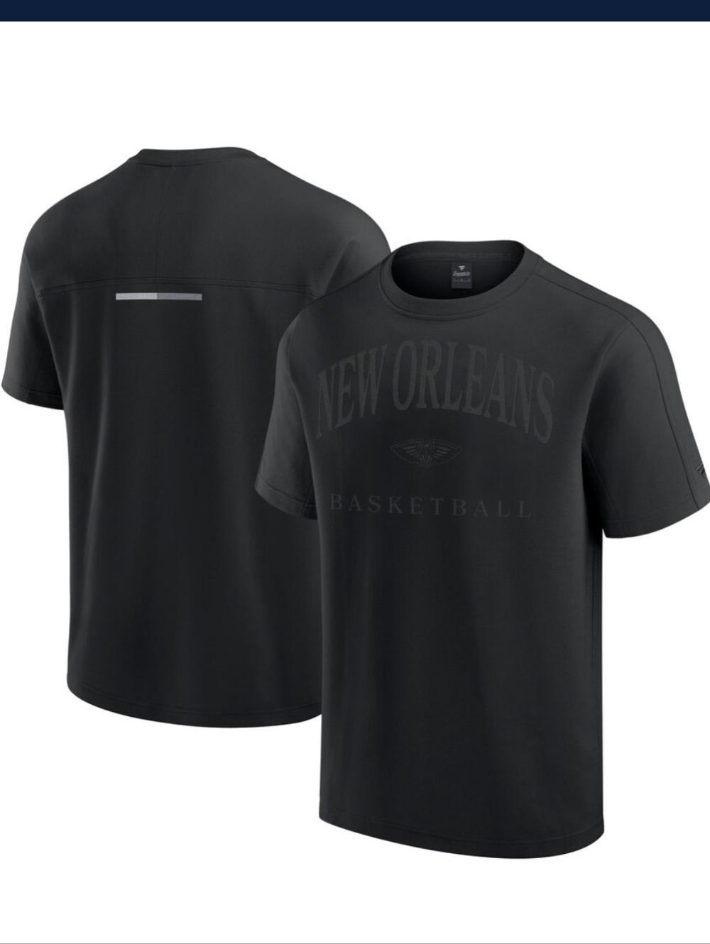 Men's Fanatics Black New Orleans Pelicans Flex Tri-Blend T-Shirt